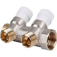 коллектор распределительный stout 3/4" 2 отвода 1/2"