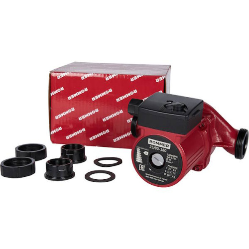 циркуляционные насос rommer 25/80-180 фото 2