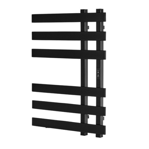 полотенцесушитель stout электрический neosoul quadro 70*50 черный матовый фото 2