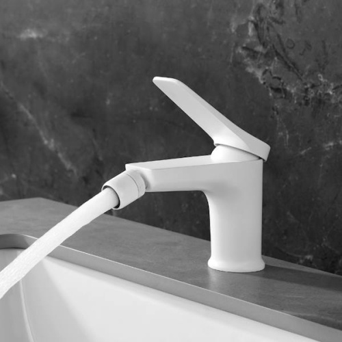 Смеситель для биде Lemark BRONX LM3708MW белый матовый фото 2 смеситель для биде lemark bronx lm3708mw белый матовый фото 2