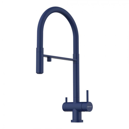  смеситель для кухни omoikiri kanto ib indigo blue