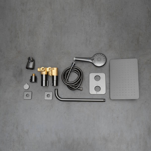 Встраиваемая душевая система Lemark BRONX LM3749GM графит фото 7 встраиваемая душевая система lemark bronx lm3749gm графит фото 7