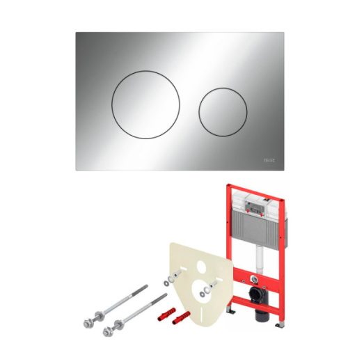инсталляция tecebase 2.0 с кнопкой тесеloop хром глянцевый k440921