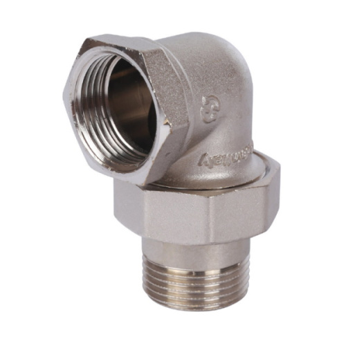 разъемное угловое соединение "американка" вн никелированное 1" stout