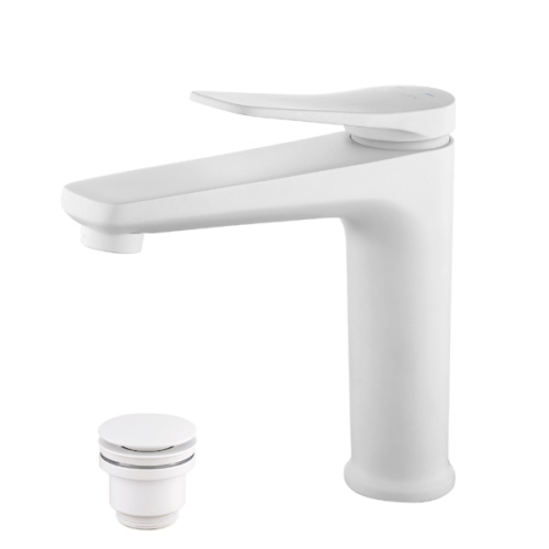 Смеситель для раковины Lemark BRONX LM3737MW белый матовый смеситель для раковины lemark bronx lm3737mw белый матовый