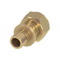 tece соединение прямое с накидной гайкой 16 х 3/8" латунь