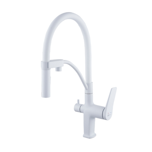 Смеситель для кухни Lemark BRONX LM3761MW белый матовый смеситель для кухни lemark bronx lm3761mw белый матовый