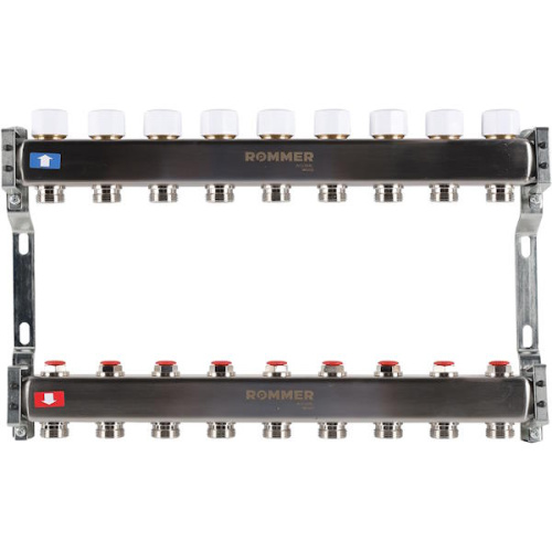 коллектор rommer без расходомеров 9 выходов