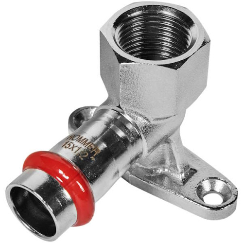 угольник настенный с креплением впр-вр rommer 22х3/4