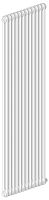 радиатор трубчатый irsap tesi 21800/12 секций t26 1/2" белый