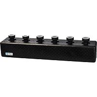 распределительный коллектор stout 3 контура в теплоизоляции dn 25