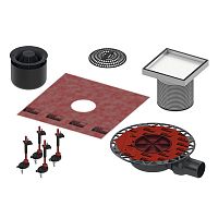 tecedainpoint s комплект трапа с сифоном dn 50 под плитку kdp-n50