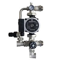 насосно-смесительный узел stout sdg-0120 с термостатическим клапаном 30-60°c grundfos upso 25-65