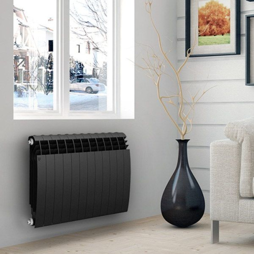 Биметаллический радиатор Royal Thermo Biliner 500 Noir Sable 12 секций фото 2 биметаллический радиатор royal thermo biliner 500 noir sable 12 секций фото 2