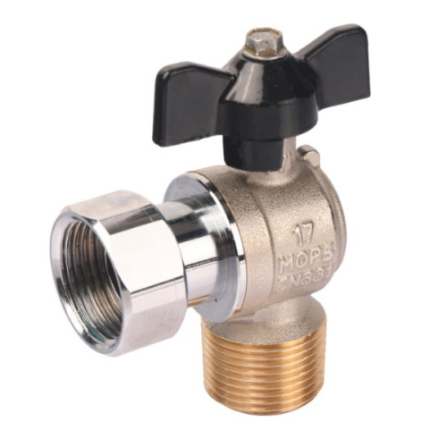 Кран шаровой с накидной гайкой угловой STOUT НР/НГ бабочка 3/4"x3/4" кран шаровой с накидной гайкой угловой stout нр/нг бабочка 3/4"x3/4"