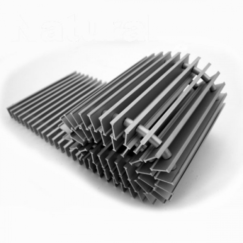 решетка алюминиевая рулонная grill.2200/sgz-20 nat