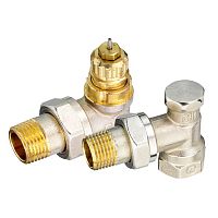 набор термостатический для радиатора угловой royal thermo 1/2" click