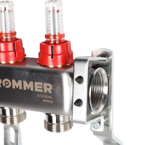 Коллектор ROMMER с расходомерами 7 выходов фото 2 коллектор rommer с расходомерами 7 выходов фото 2