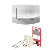 инсталляция tecebase 2.0 с кнопкой тесеambia хром глянцевый 9400405