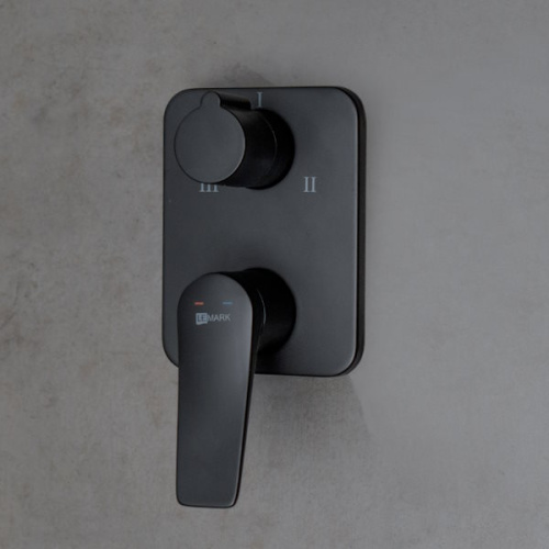 смеситель для встраиваемых систем lemark bronx lm3728bl черный фото 2