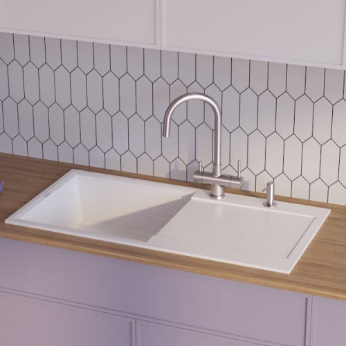  смеситель для кухни omoikiri akita gb графит фото 4