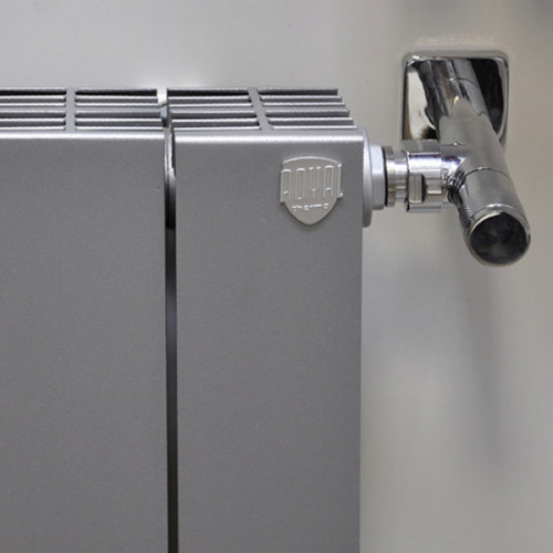 биметаллический радиатор royal thermo pianoforte 500 silver satin 6 секций фото 3