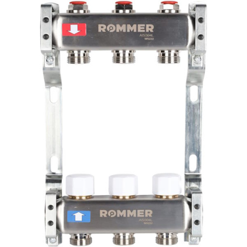 Коллектор ROMMER без расходомеров 3 выхода коллектор rommer без расходомеров 3 выхода