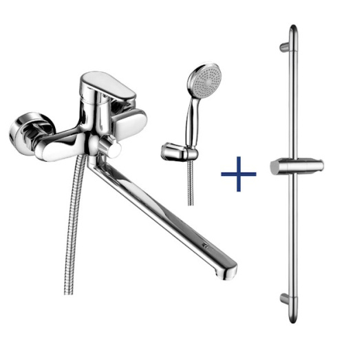 Комплект с универсальным смесителем Lemark POINT LM0379C хром комплект с универсальным смесителем lemark point lm0379c хром