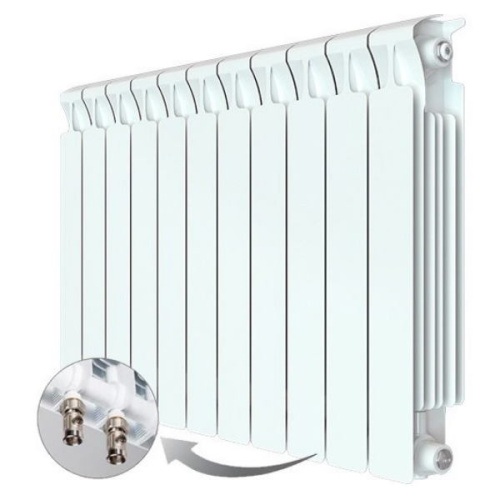 радиатор биметаллический rifar monolit ventil 500 5 секций нижнее правое подключение