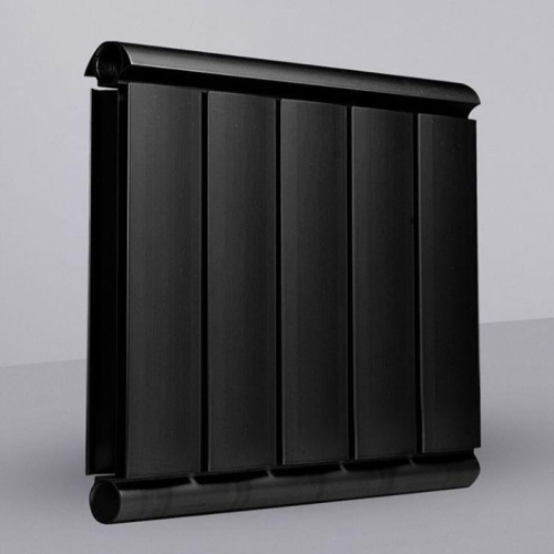 алюминиевый радиатор silver 500 6 секций, нижнее подлючение фото 2