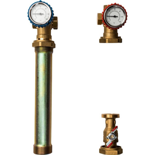 насосная группа stout с прямым контуром 1" без насоса в теплоизоляции фото 3