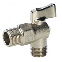 кран шаровой stout угловой для стиральных машин 1/2"