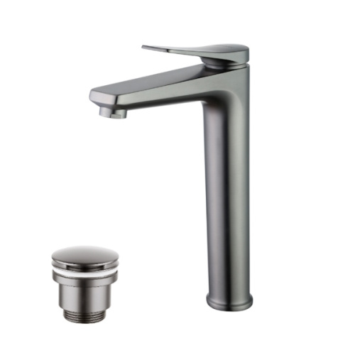 Смеситель высокий для накладной раковины Lemark BRONX LM3709GM графит смеситель высокий для накладной раковины lemark bronx lm3709gm графит