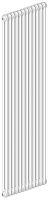 радиатор трубчатый irsap tesi 21800/12 секций t30 3/4" белый