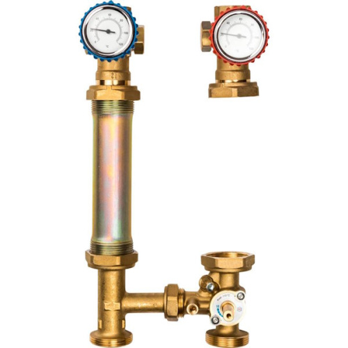 насосная группа stout с 3-х ходовым приводным смесителем 1" без насоса фото 3