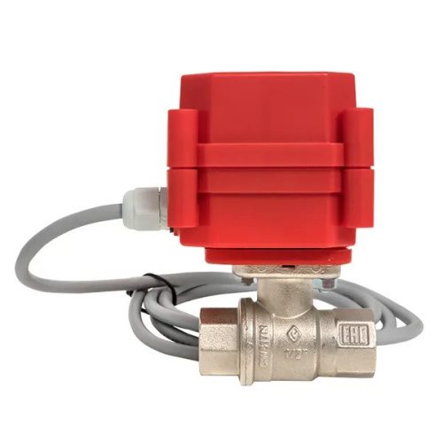 шаровой кран с электроприводом ekf aquaexpert 220v 3/4 дюйма  фото 2