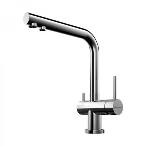  смеситель для кухни omoikiri nagano c хром