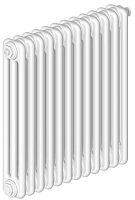 радиатор трубчатый irsap tesi 30365/12 секций t25 1/2" белый