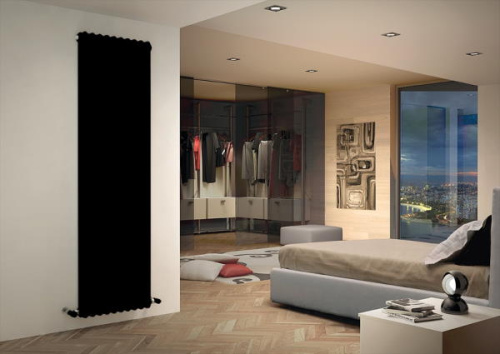 радиатор трубчатый irsap tesi 21800/6 секций t30 3/4" черный лак фото 4