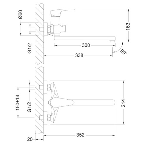 Смеситель универсальный Lemark LINARA LM0451C хром фото 2 смеситель универсальный lemark linara lm0451c хром фото 2