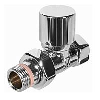 клапан запорно-балансировочный stout design хром, прямой 1/2