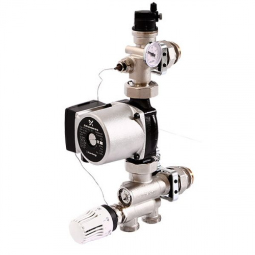 насосно-смесительный узел uni-fitt solomix 1" с насосом grundfos upso 25-65 130