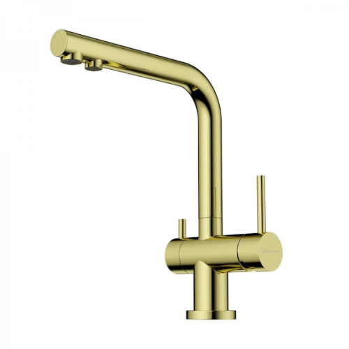 Смеситель для кухни Omoikiri Nagano LG светлое золото смеситель для кухни omoikiri nagano lg светлое золото