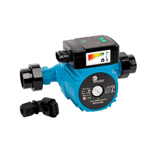 Циркуляционный насос Wester WPE 25-40G с гайками циркуляционный насос wester wpe 25-40g с гайками