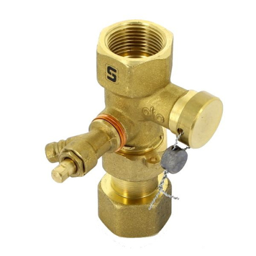 вентиль отсечной uni-fitt пломбируемый для расширительных баков