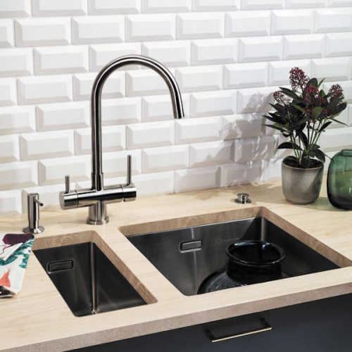  смеситель для кухни omoikiri akita gb графит фото 2