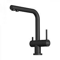  смеситель для кухни omoikiri nagano bl-p черный