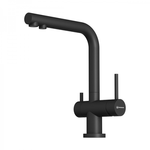  смеситель для кухни omoikiri nagano bl-p черный