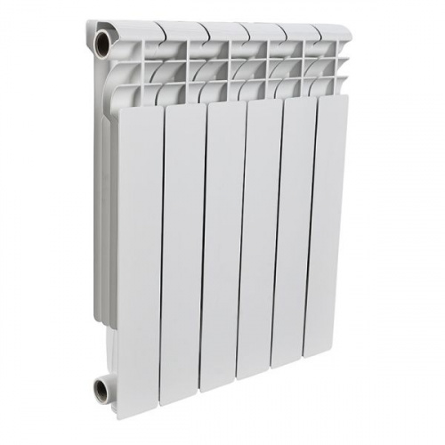алюминиевый радиатор rommer profi 500 10 секций белого цвета