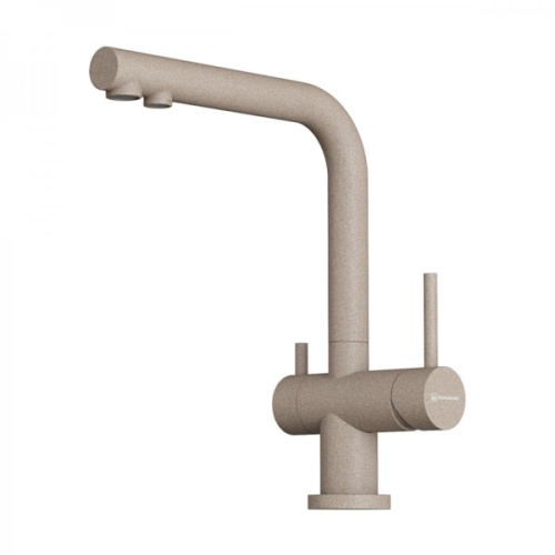  смеситель для кухни omoikiri nagano sa-p бежевый